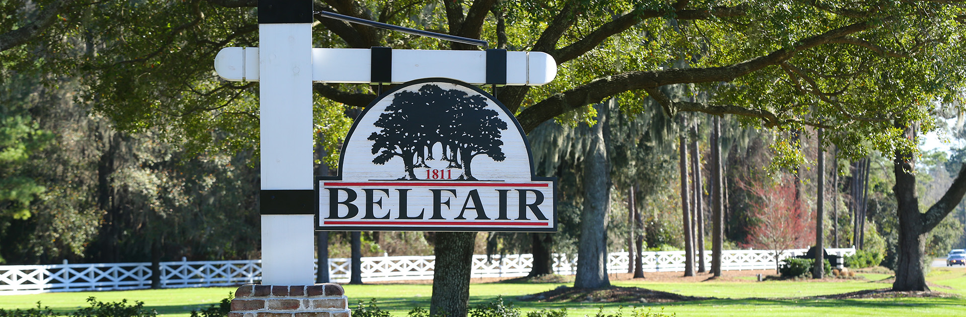 Belfair plantation front sign